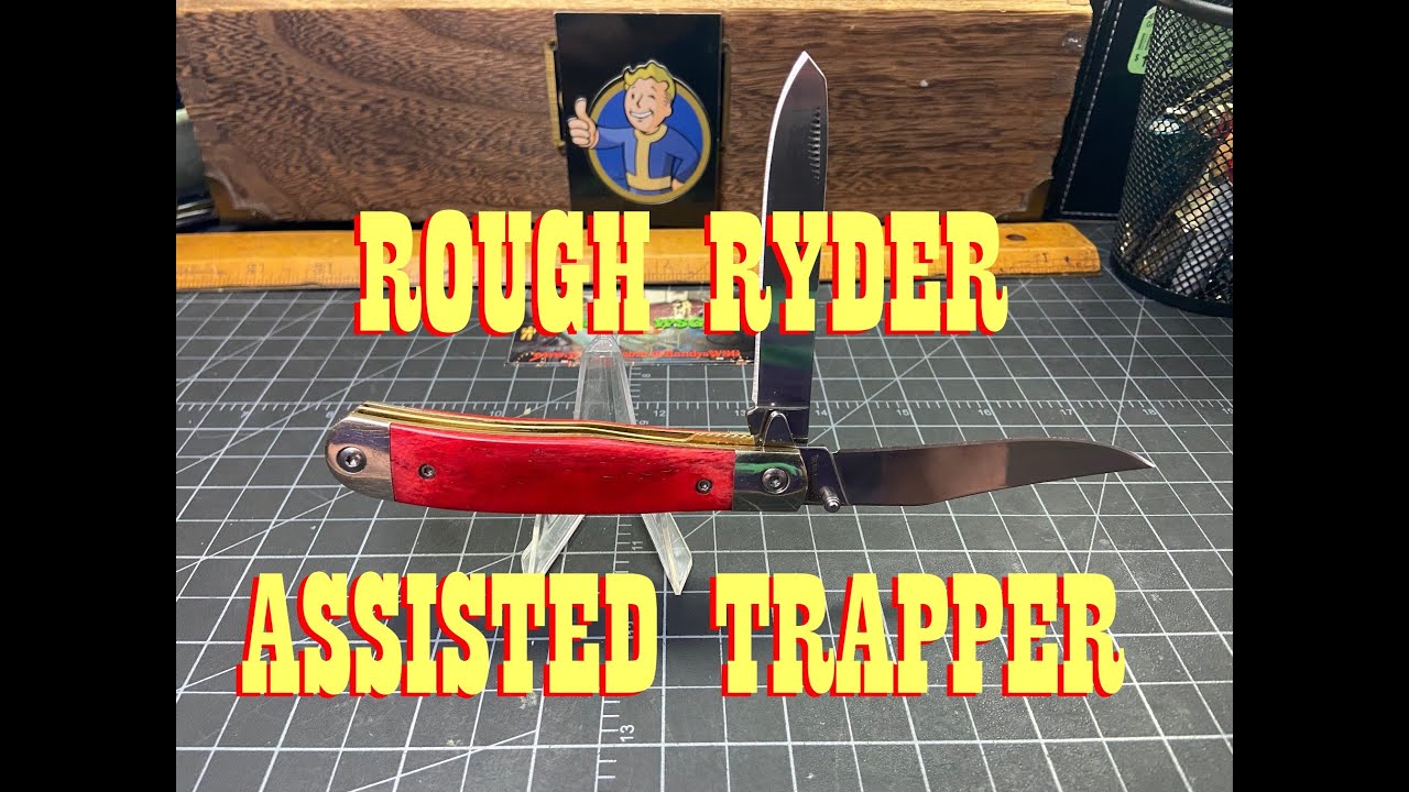 Rough Ryder Red Smooth Bone Assisted Trapper