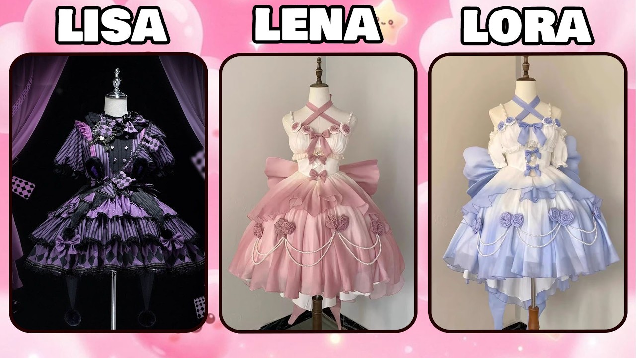 The Style Decision Challenge ✨ Lisa vs Lena vs Lora #lisaorlena #FashionChallenge