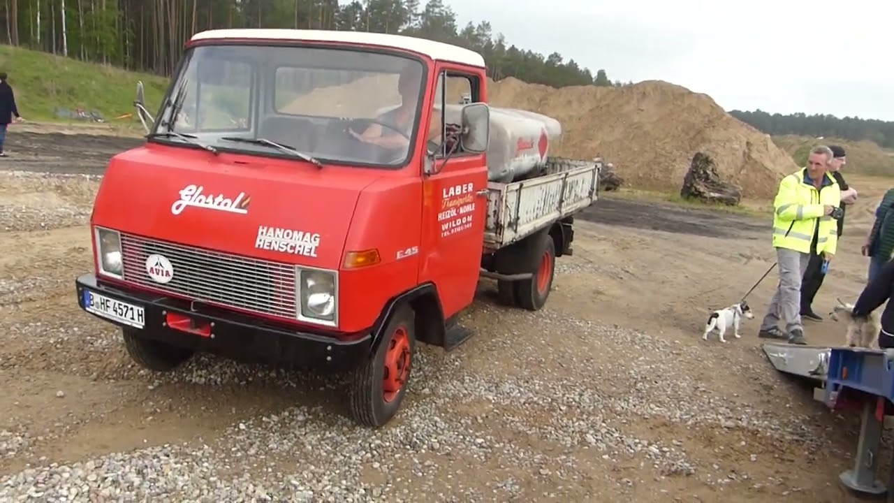 Historische Baustelle Germendorf 2024 HANOMAG Henschel F 45
