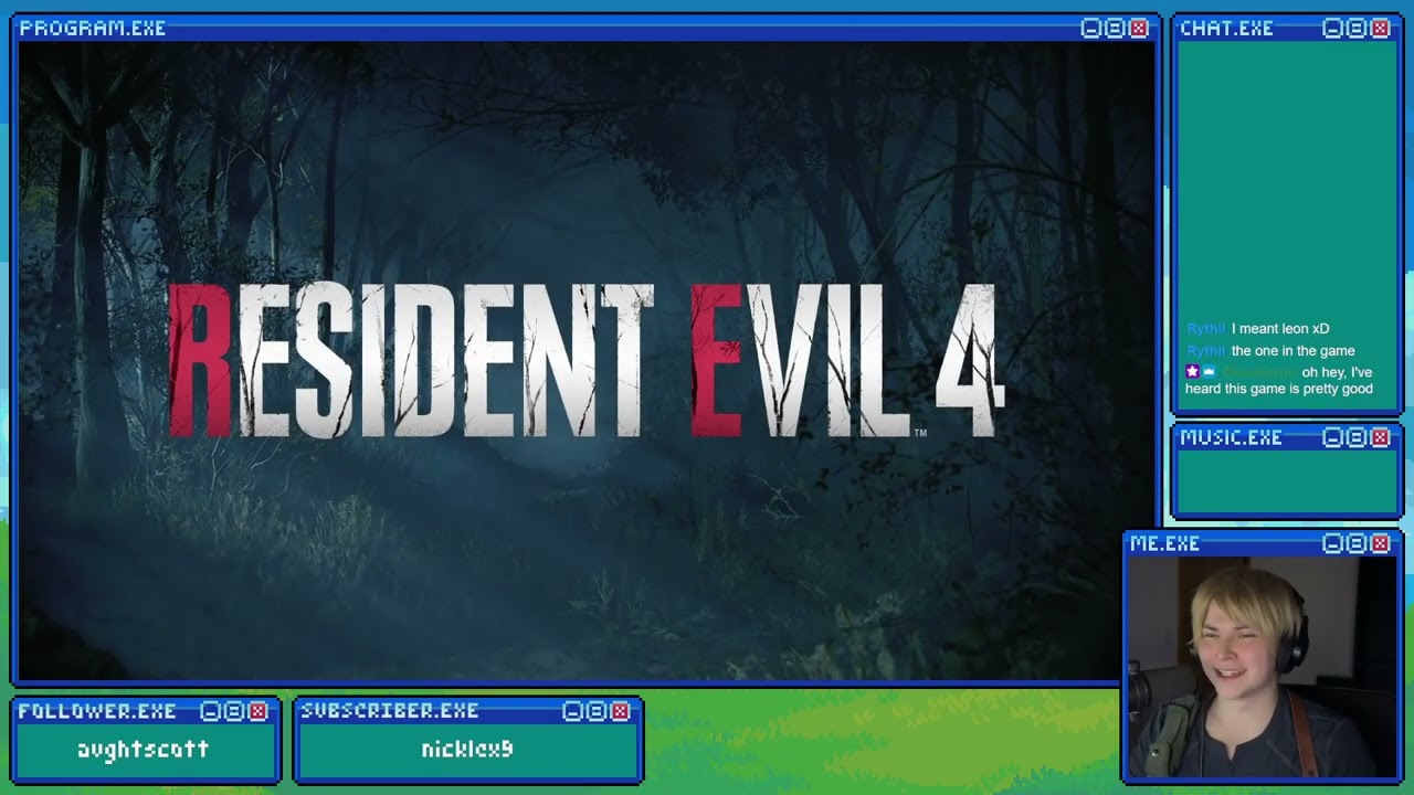 Leon becomes a streamer to cope with the trauma — Resident Evil 4 (2023) w/ @BambiCrema