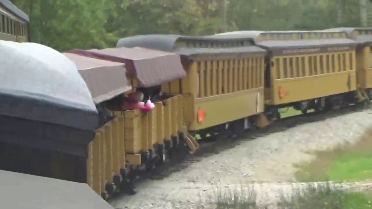 Crossroads Village & Huckleberry Railroad Full Halloween Train Ride.