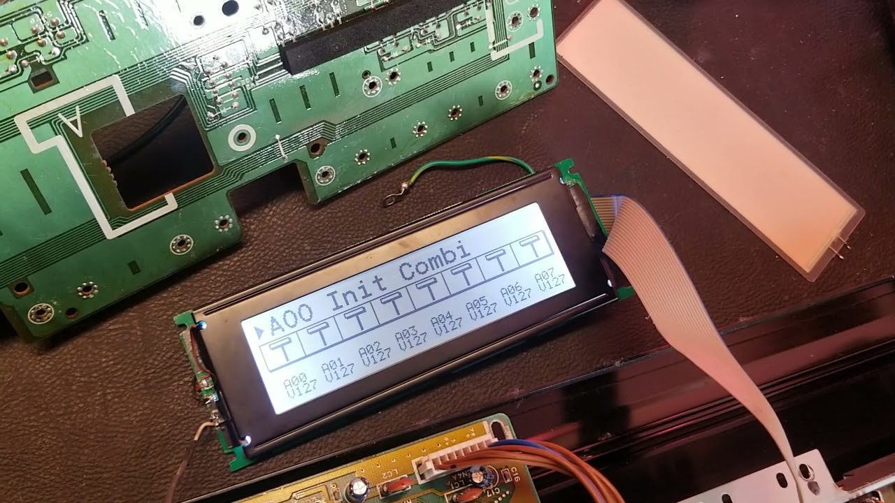 KORG 01/WFD Reparaci&oacute;n del Back Light del Display.