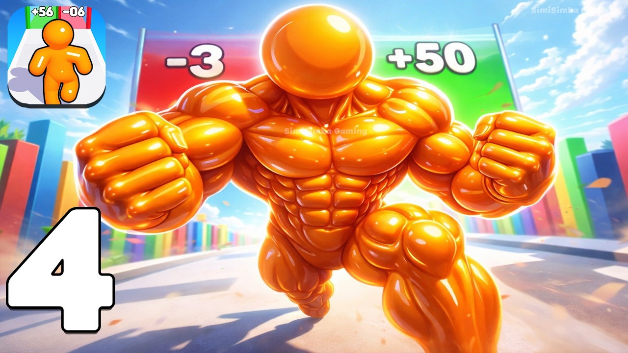 🔥Tall Man Run Gameplay Walkthrough Levels 4 Satisfying Height Growth (Android,iOS)