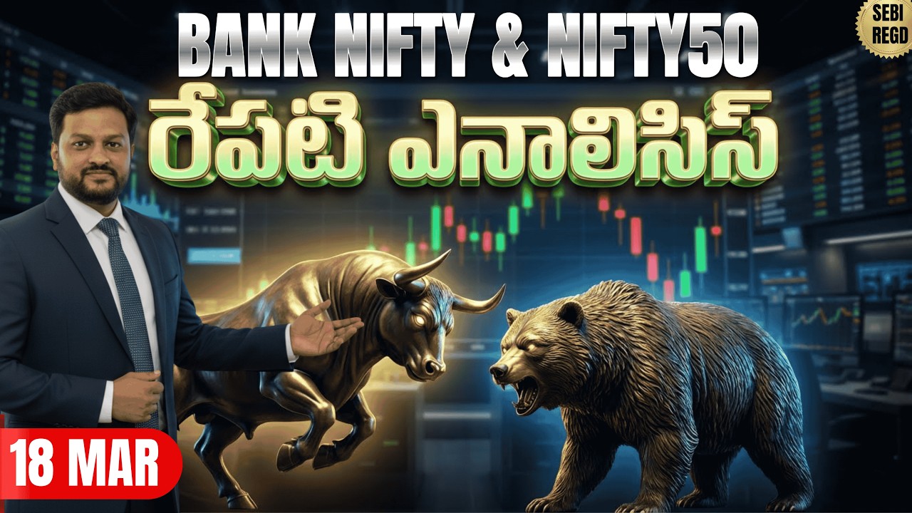 Daily Analysis Bank nifty Prediction | Nifty50 Post & Pre Market Analysis #telugutradershyam
