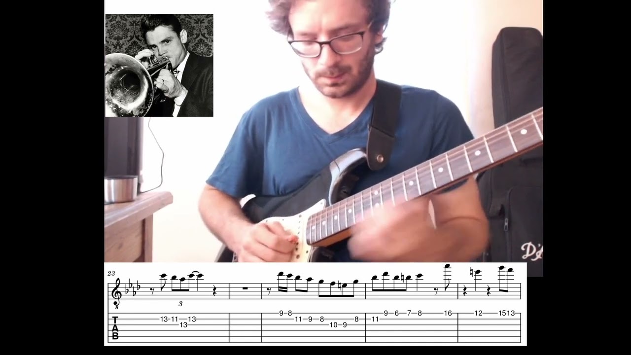 Autumn Leaves - Chet Baker Transcripcion (Guitar Tab)