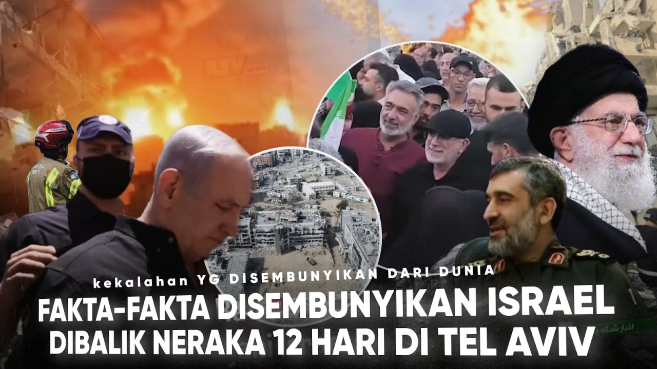 DAYA TAHAN IRAN Mengagumkan “FAKTA yg DISEMBUNYIKAN ISRAEL” RANGKUMAN 12 HARI PERTEMPURAN