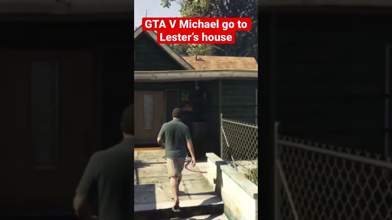 GTA V Michael go to Lester&rsquo;s house #gameplay #grandtheftautov #gta #gtav #grandtheftauto