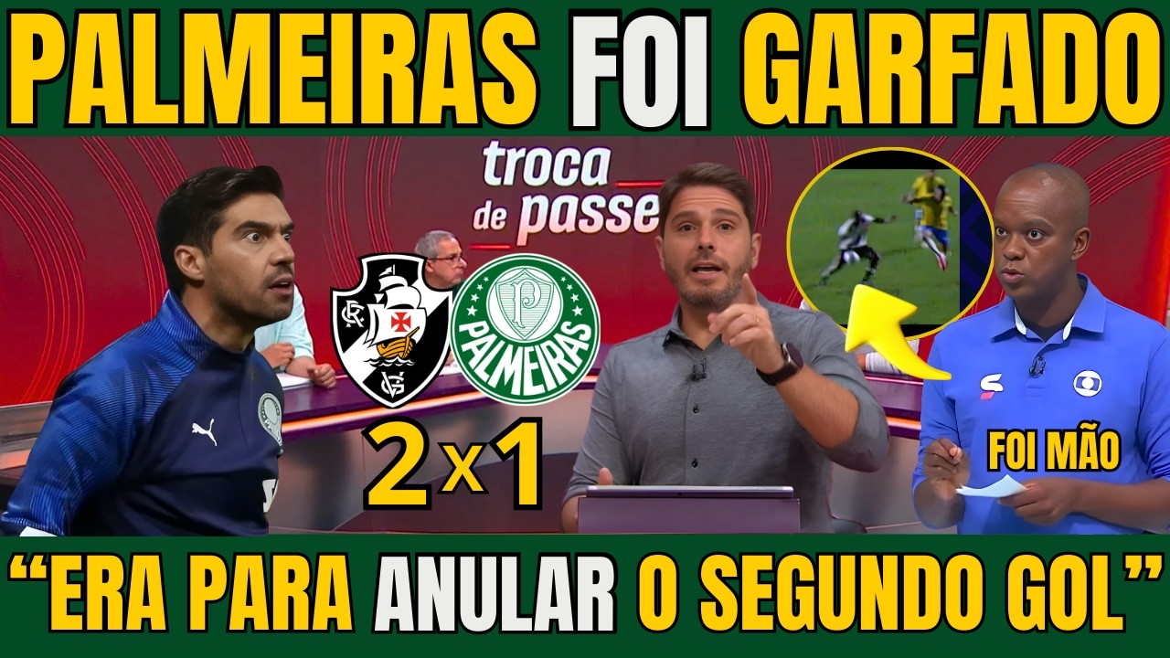 PALMEIRAS FOI GUARFADO PELA ARBITRAGEM MAIS UMA VEZ! VEJA O LANCE DO GOL QUE A BOLA BATE NA MÃO