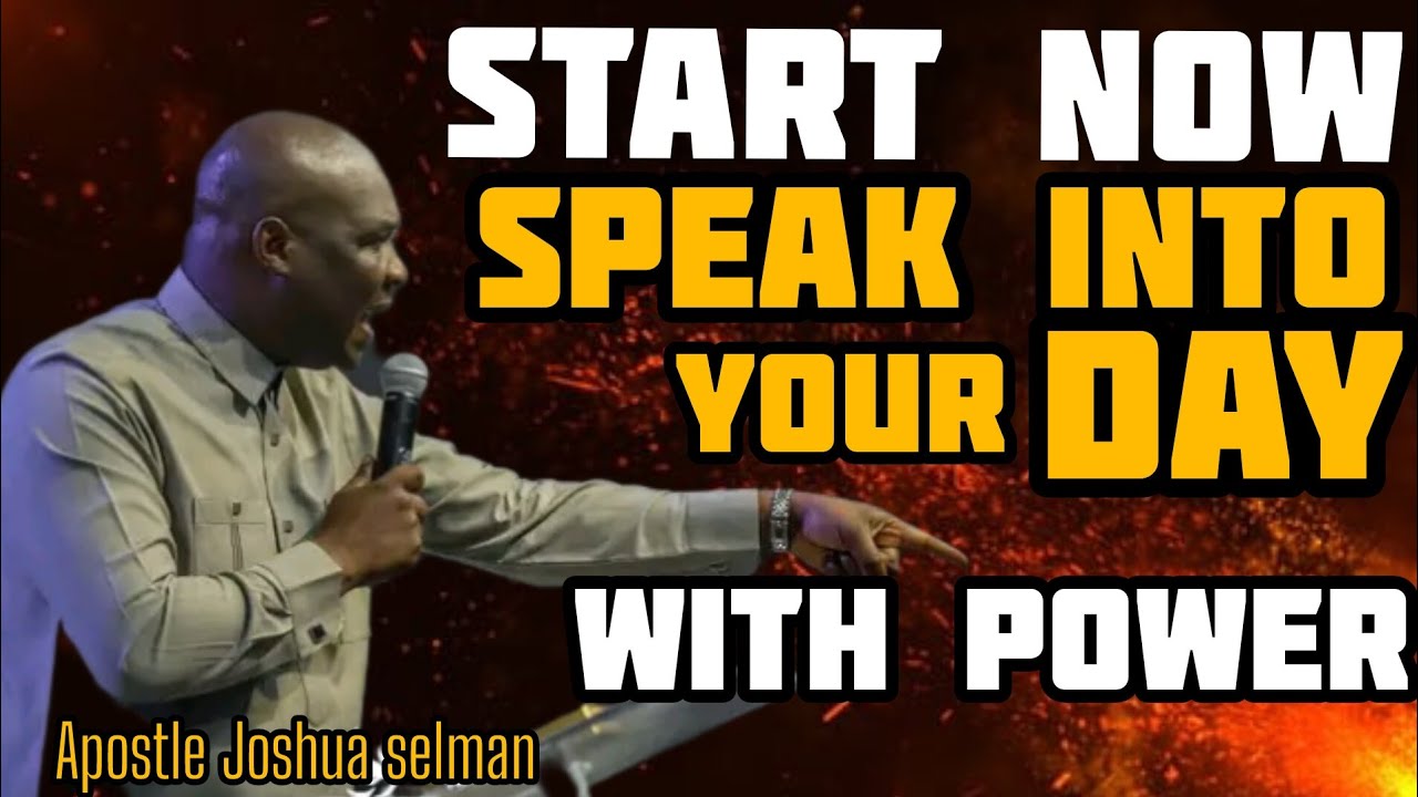 START YOUR DAY SEEKING THE POWER AND PRESENCE OF GOD#apostlejoshuaselman 