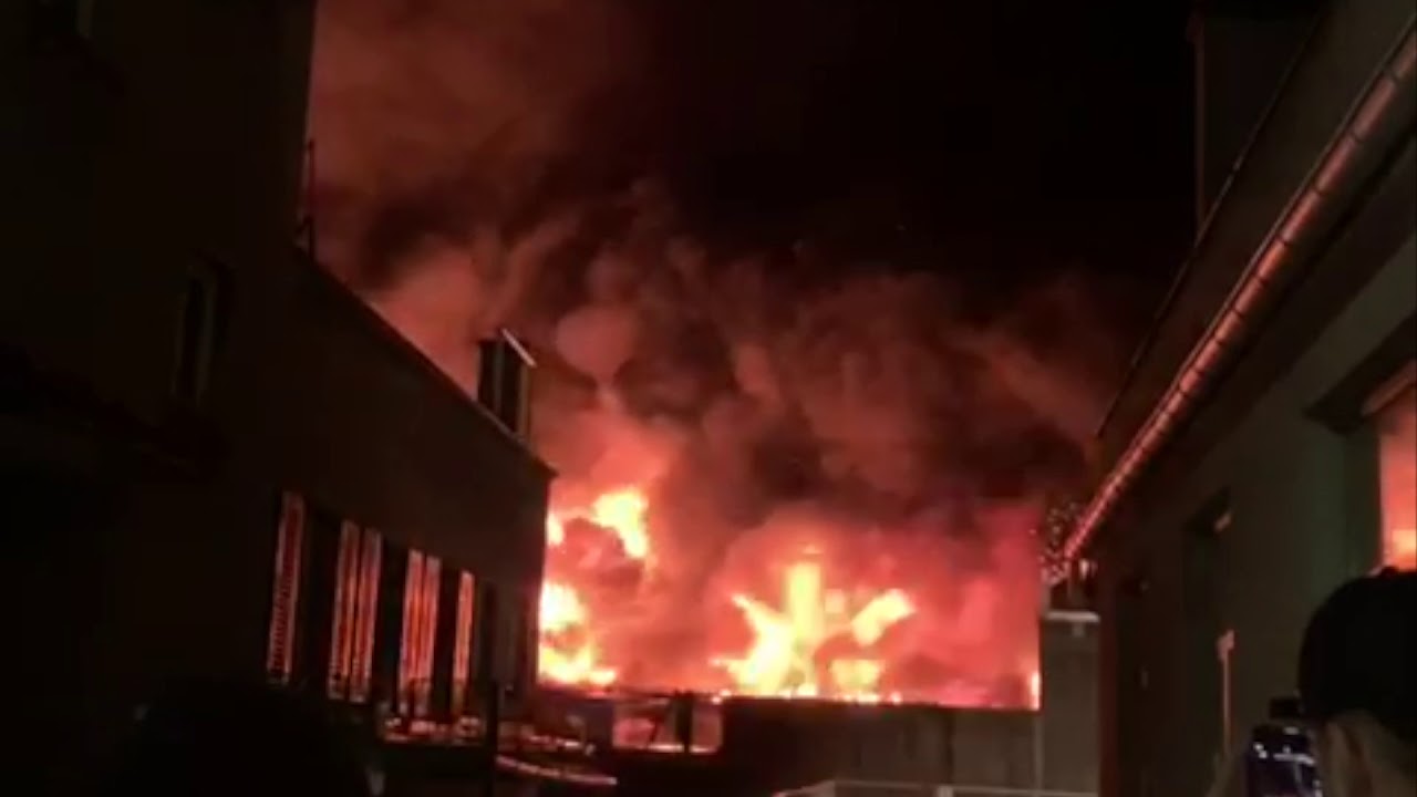 Grossbrand in der Postauto-Garage in Chur