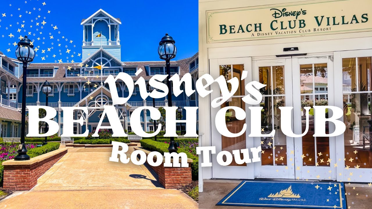 Disney's Beach Club Resort Room Tour//Deluxe Studio Villa and Resort Guide