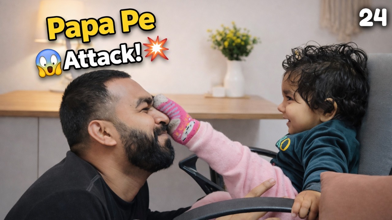 Itni Si Bacchi… Itna Zor?! 😅 | Golu vs Papa | Meenu & Shubh - VLog 24
