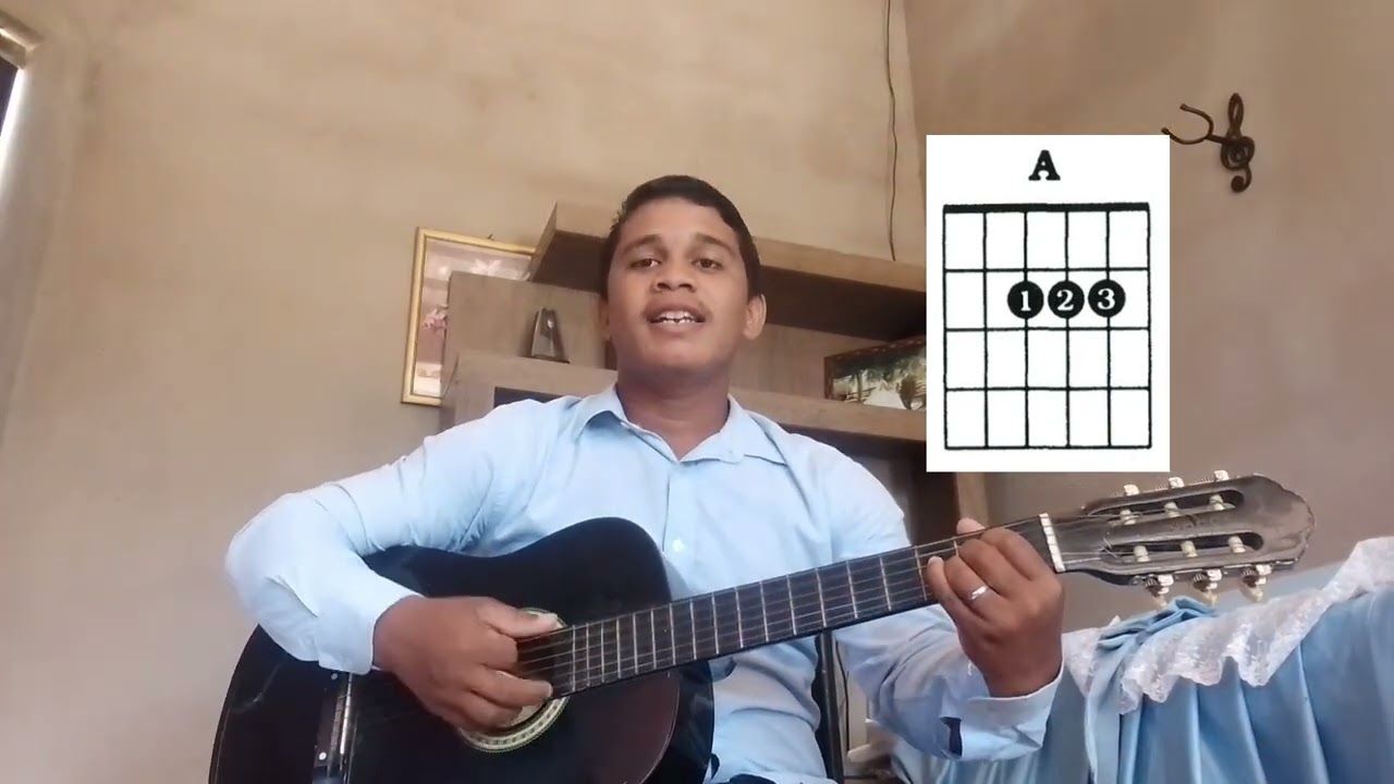 Hino 102, com 2 acordes no violão, para iniciantes.
