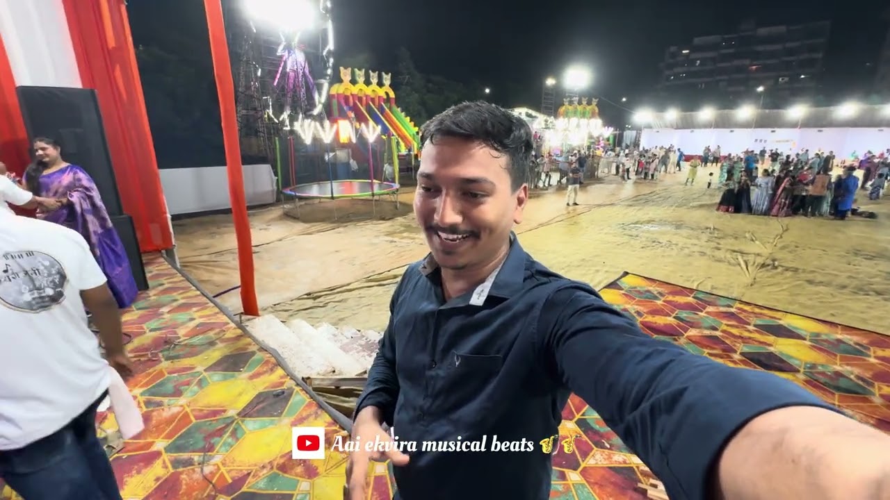 Vlog 7th 🥰2025 grand garba show mansarovar 😘