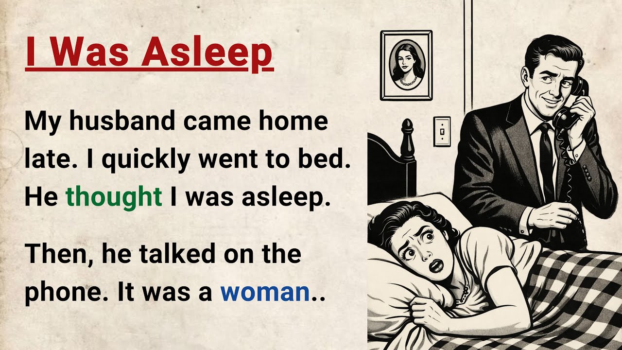 Learn English through Stories Level 3 ⭐ When I Was Asleep - Emotional English Story for Listening