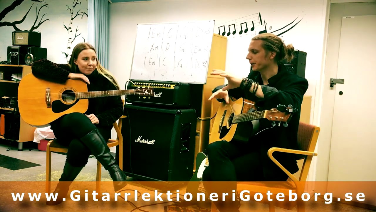 Gitarrlektioner i G&ouml;teborg - Hur Du L&auml;r Dig Spela Som Ed Sheeran, John Mayer m fl P&aring; Akustisk Gitarr