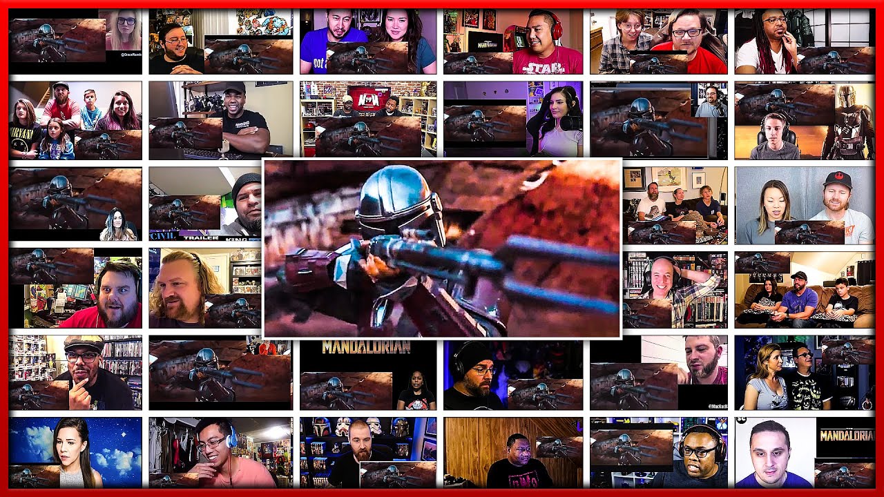 The Mandalorian Trailer 2 MEGA Reaction Mashup