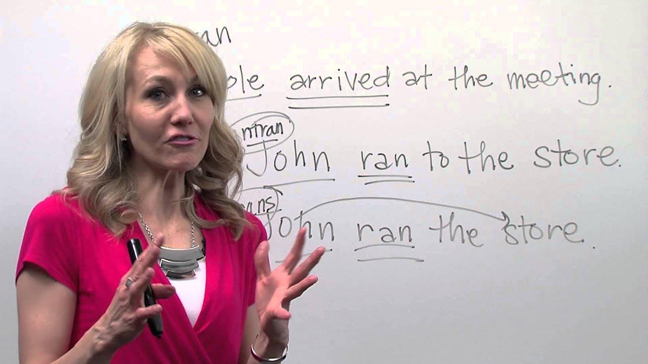 Active Verbs #3: Verb Types