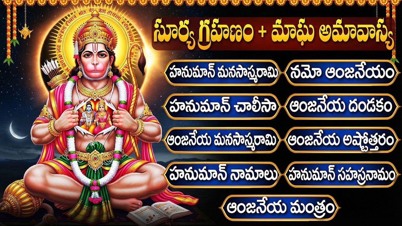 మంగళవారం హనుమాన్ భక్తి పాటలు | Hanuman Chalisa | Hanuman Devotional Songs | Anjaneya Bhakti Patalu