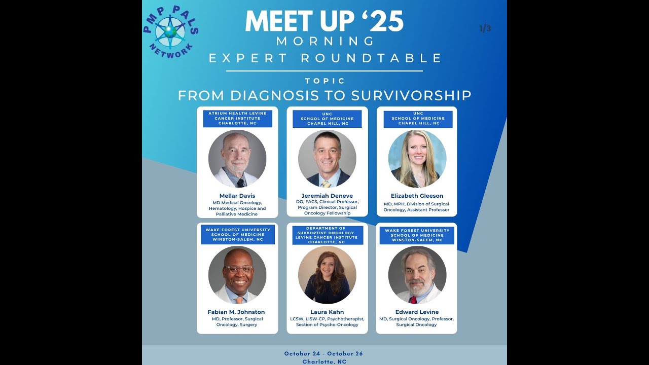 PMP Pals Appendix Cancer Network From Diagnosis to Survivorship Medical Expert Panel Discussion