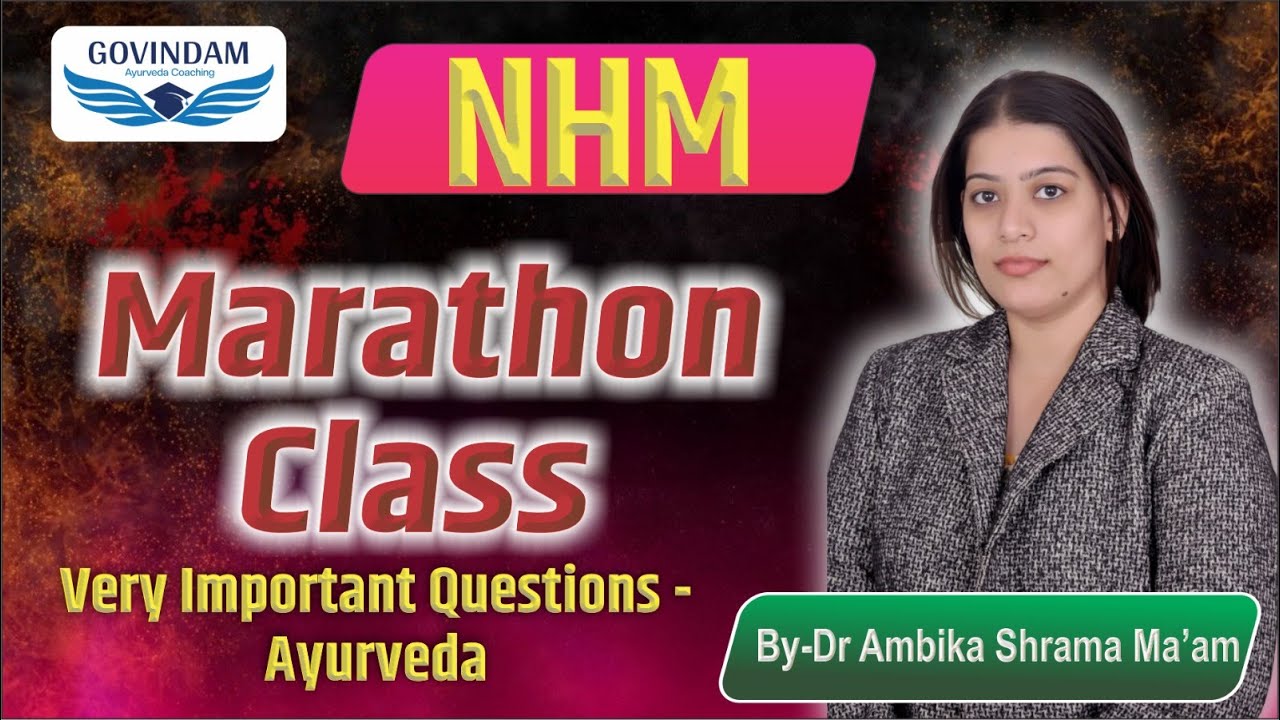 Special Marathon classes (Part-2) By Dr Ambika Sharma