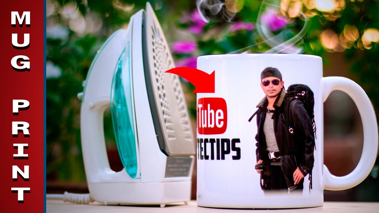 How to Print Your Photo on Mug at home - Using Electric Iron  ✅ | ROYTECTIPS|