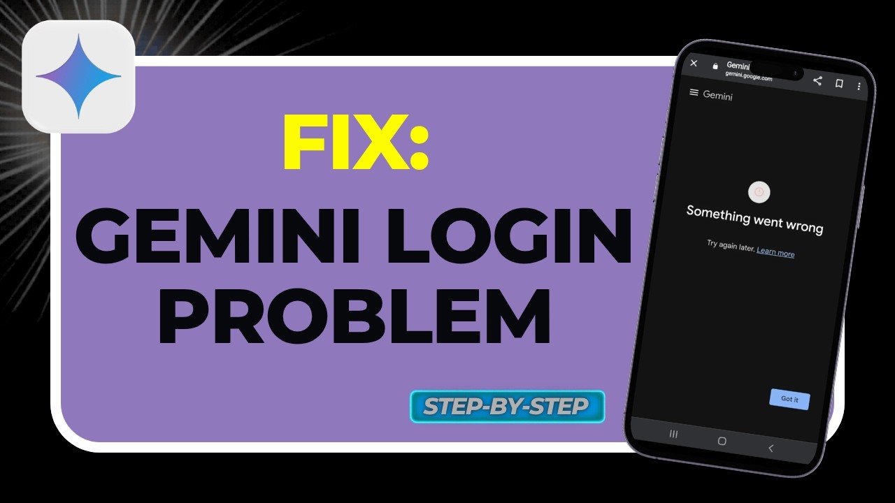 How to Fix Gemini Login Problem (Fix 