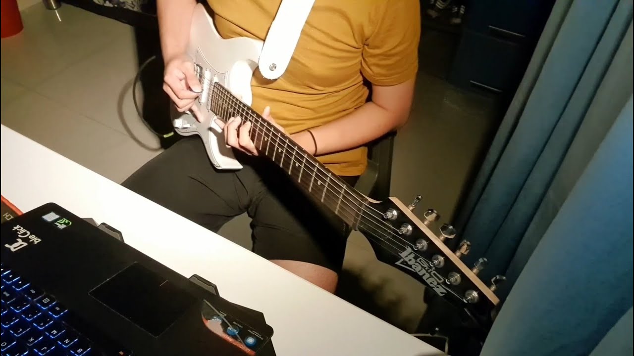 summer salt - tidal waves | lead guitar cover.