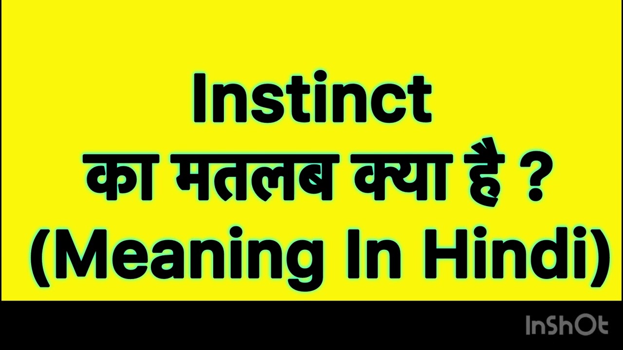 Instinct का मतलब kya होता है?#motivationalvideo #इतिहासके10प्रश्र #motivation 