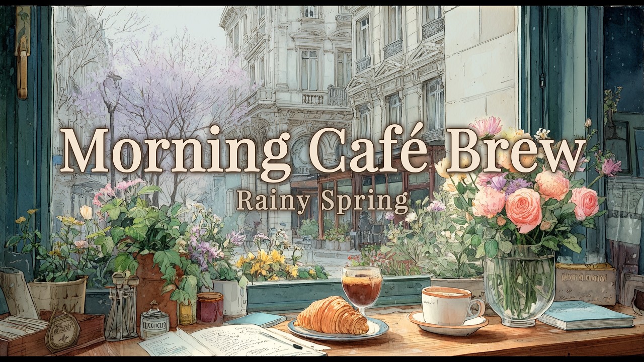 Rainy Spring — When It Rains in Paris | Smooth Jazz & Accordion | 2 Hours