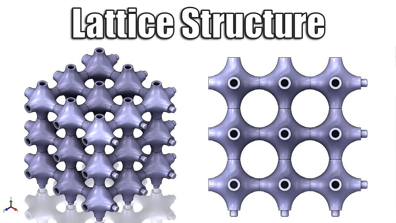 Lattice Structure | Advanced SolidWorks 3D Modeling Tutorial