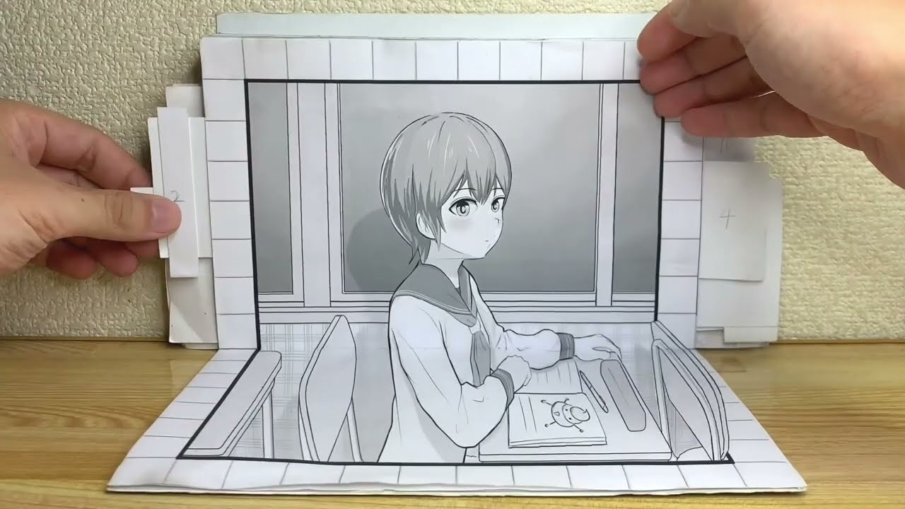愛する日々【仕掛けノート漫画】　love days