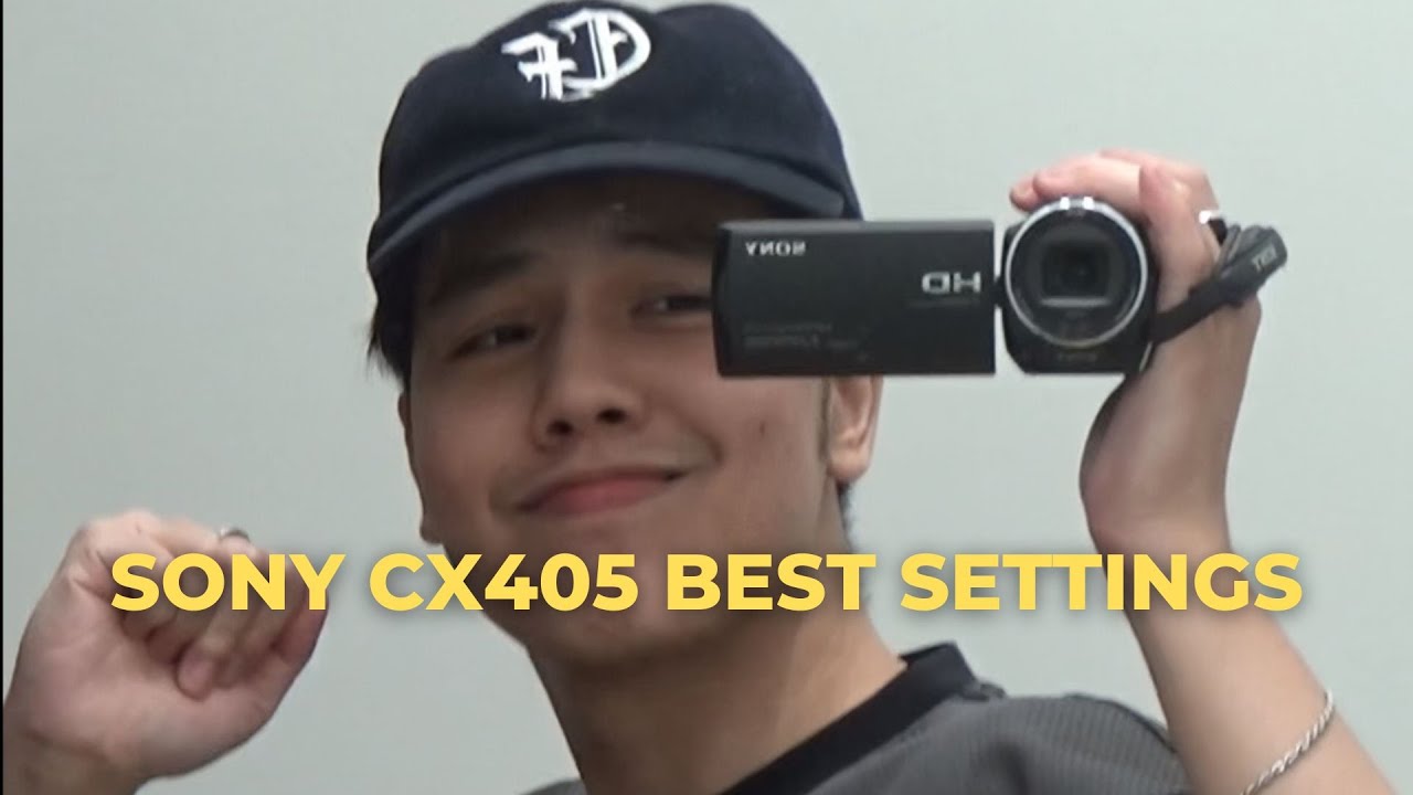 SONY CX405 BEST SETTINGS // how to get the retro vibe 📹