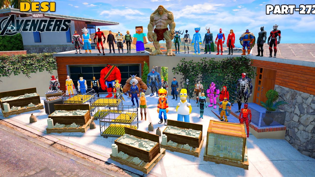 DESI Avengers and Loki Helped Poor Life to Rich Life People of Los Santos in GTA 5 | GTA V #272