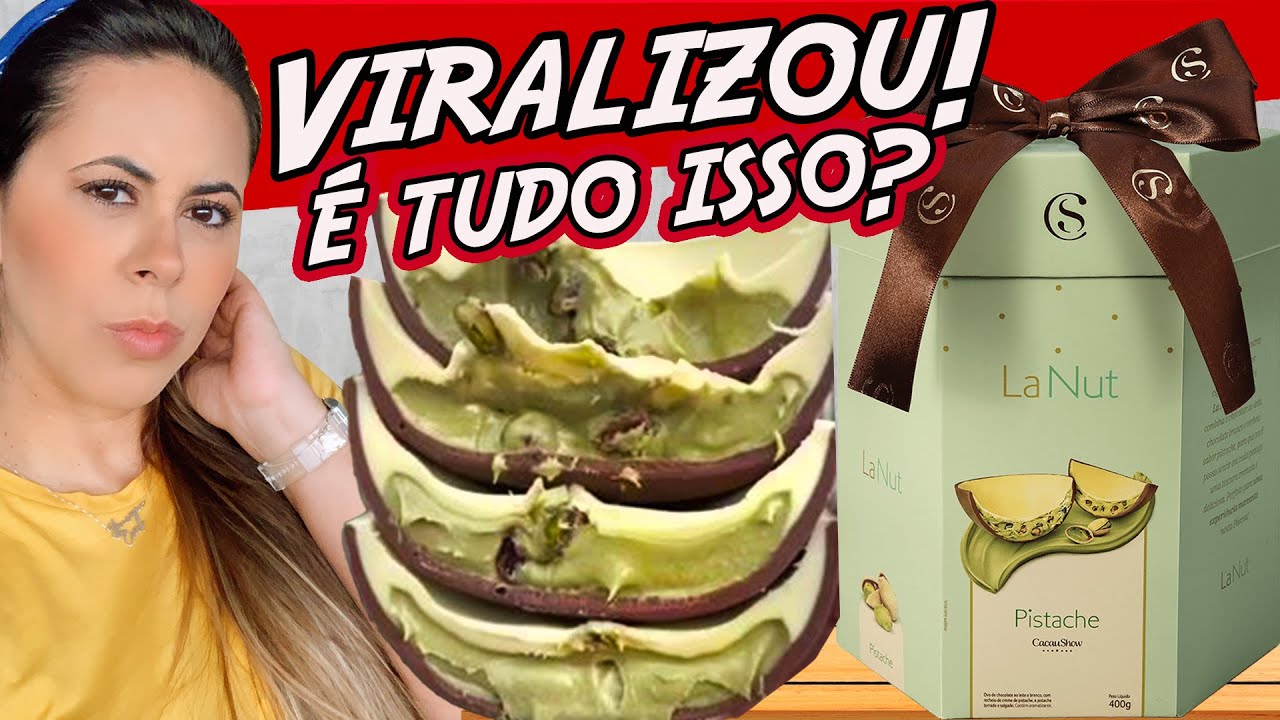 Ovo Pistache da Cacau Show e Cookies n Cream