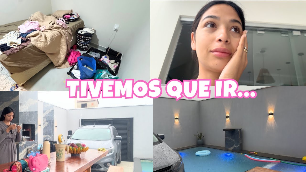 A chuva mudou nossos planos… tivemos que ir embora antes