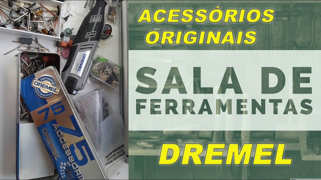 Dremel, Quais os acessórios que você deve comprar ? brocas, fresas e discos abrasivos, original ok ?