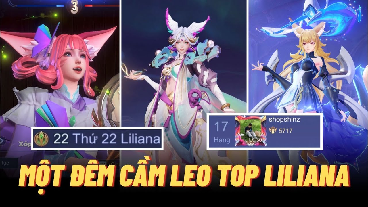 Một đêm leo TOP LILIANA với Icyfoxx - Liliana hoá thú đi săn AD ngon đét | Liên quân mobile