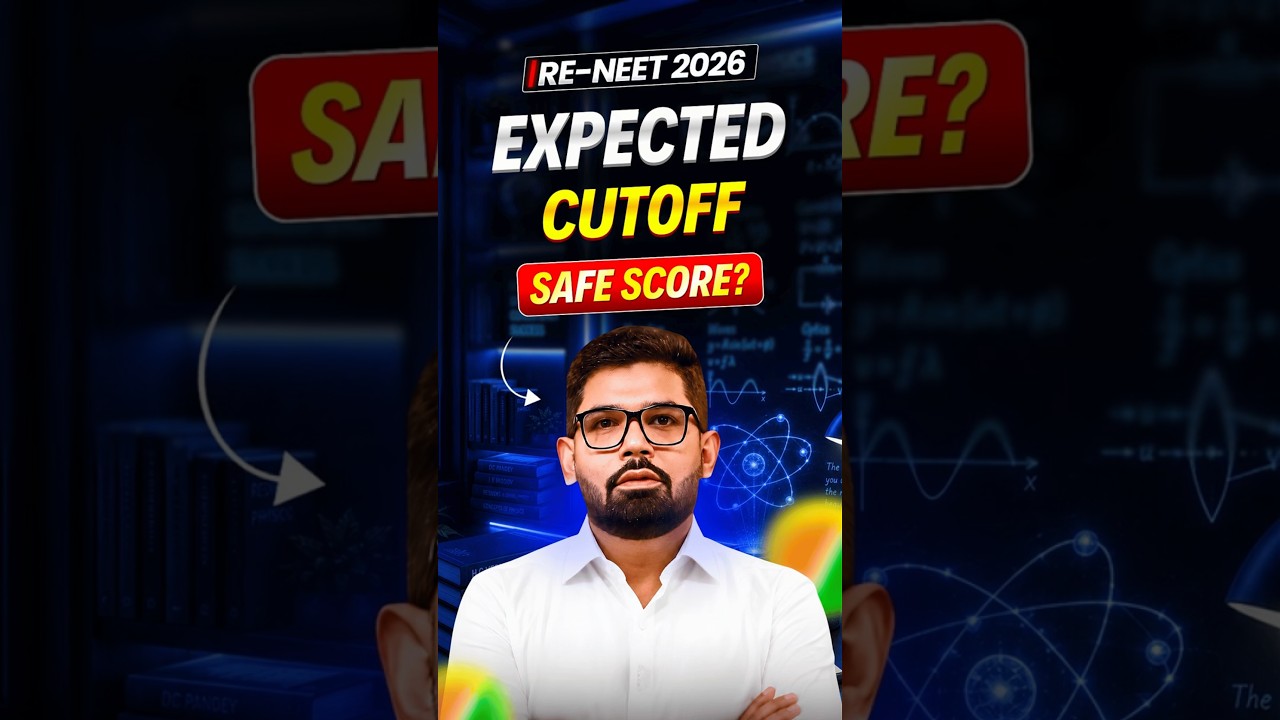 RE-NEET 2026 Expected Cutoff Revealed! 🚨 Safe Score for GMC? #neet2026 #NEETCutOff2026 #reneet