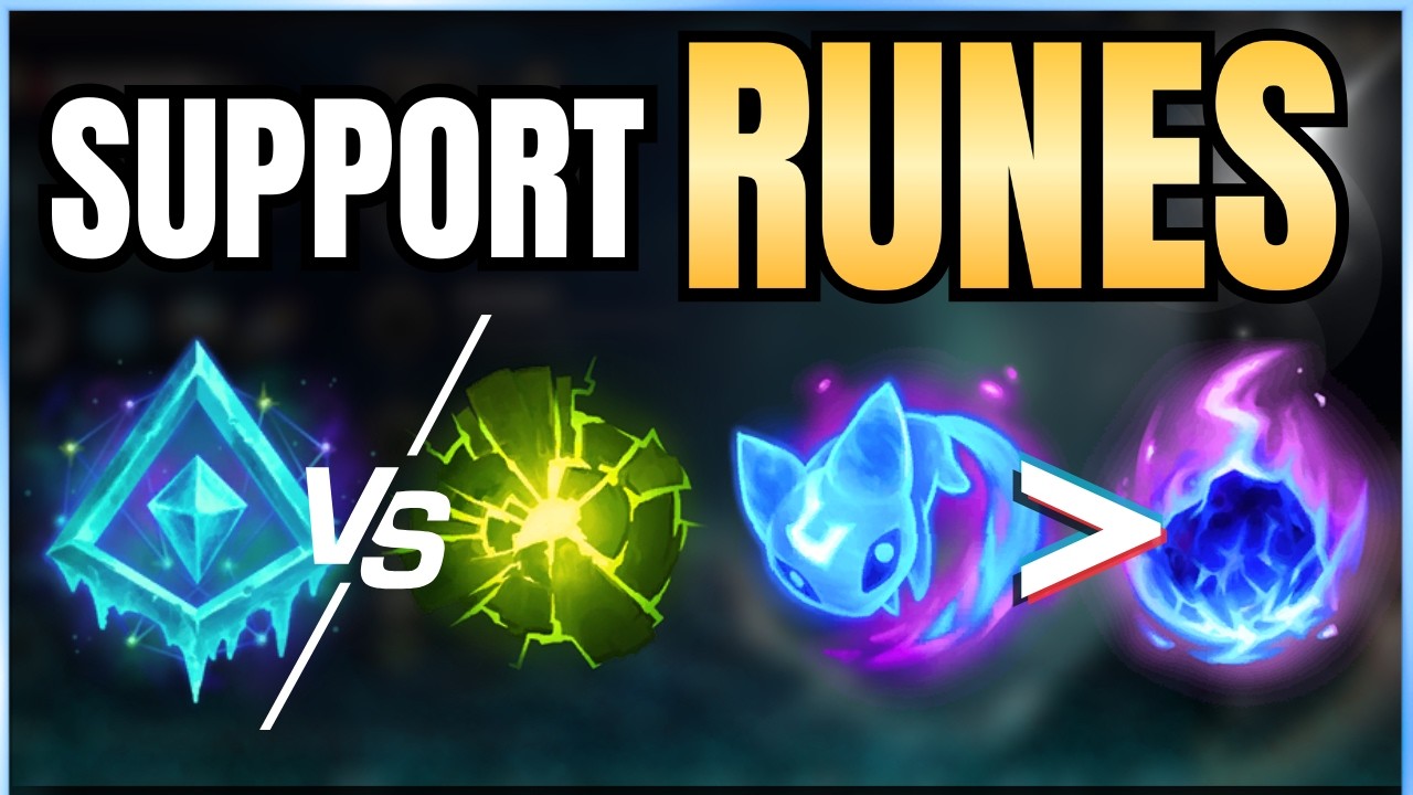 Support Runes Guide: Pick the RIGHT Runes Every Game (S16)
