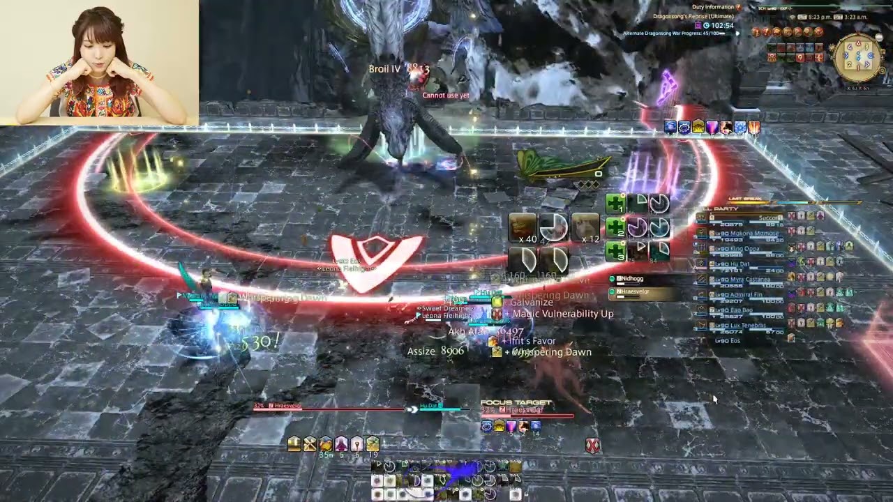 FFXIV - Dragonsong's Reprise (Ultimate) SCH POV Clear + Eyetracker