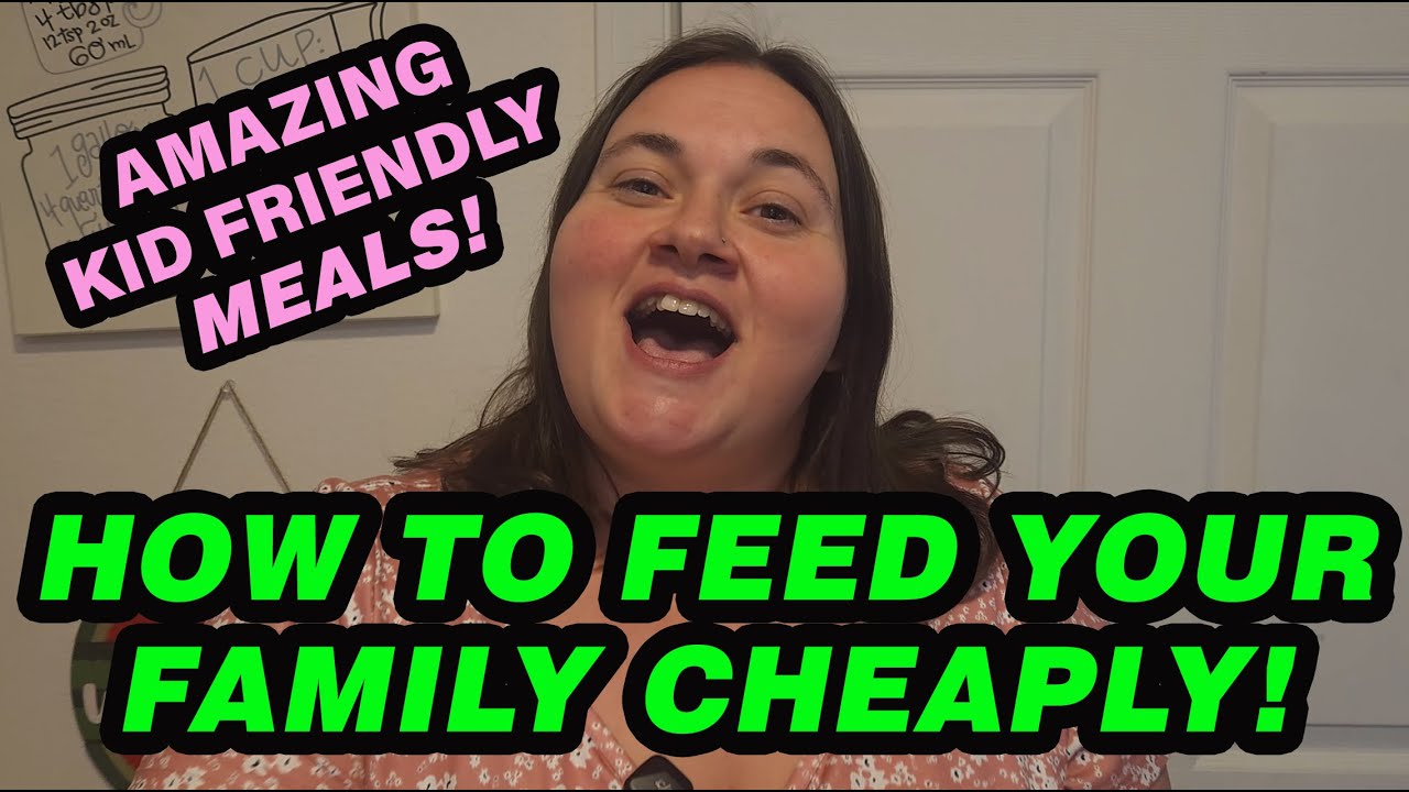 What I cook for my family of 5 while on a budget! Cheap and tasty kid-friendly meals!
