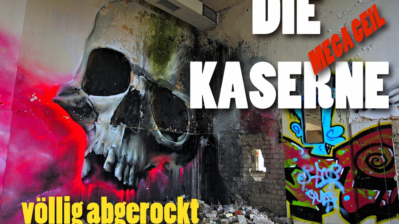 Lost Place Kaserne am Niederrhein sowas von abgerockt