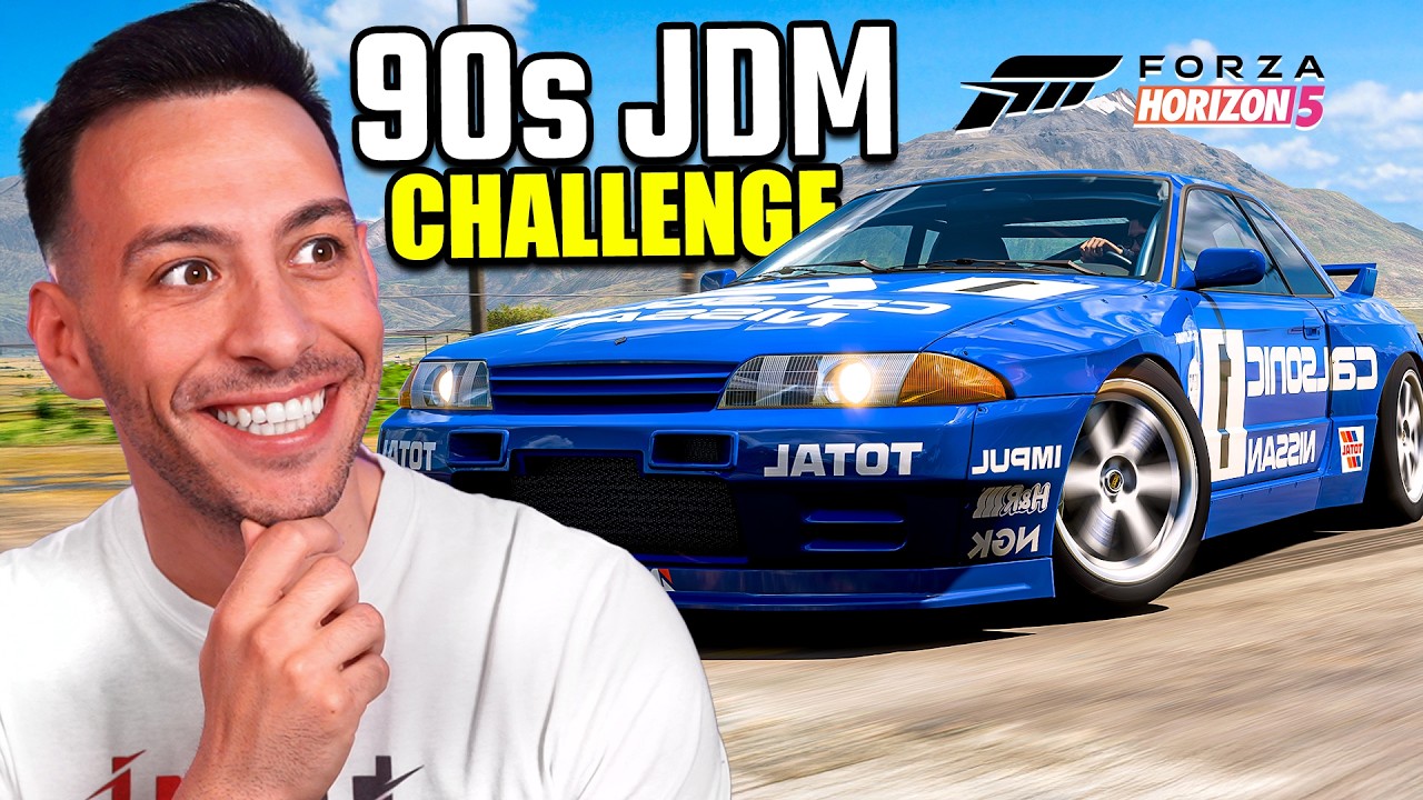 CHALLENGE ΜΟΝΟ με 90s ΙΑΠΩΝΙΚΑ το FORZA HORIZON 5 !!!