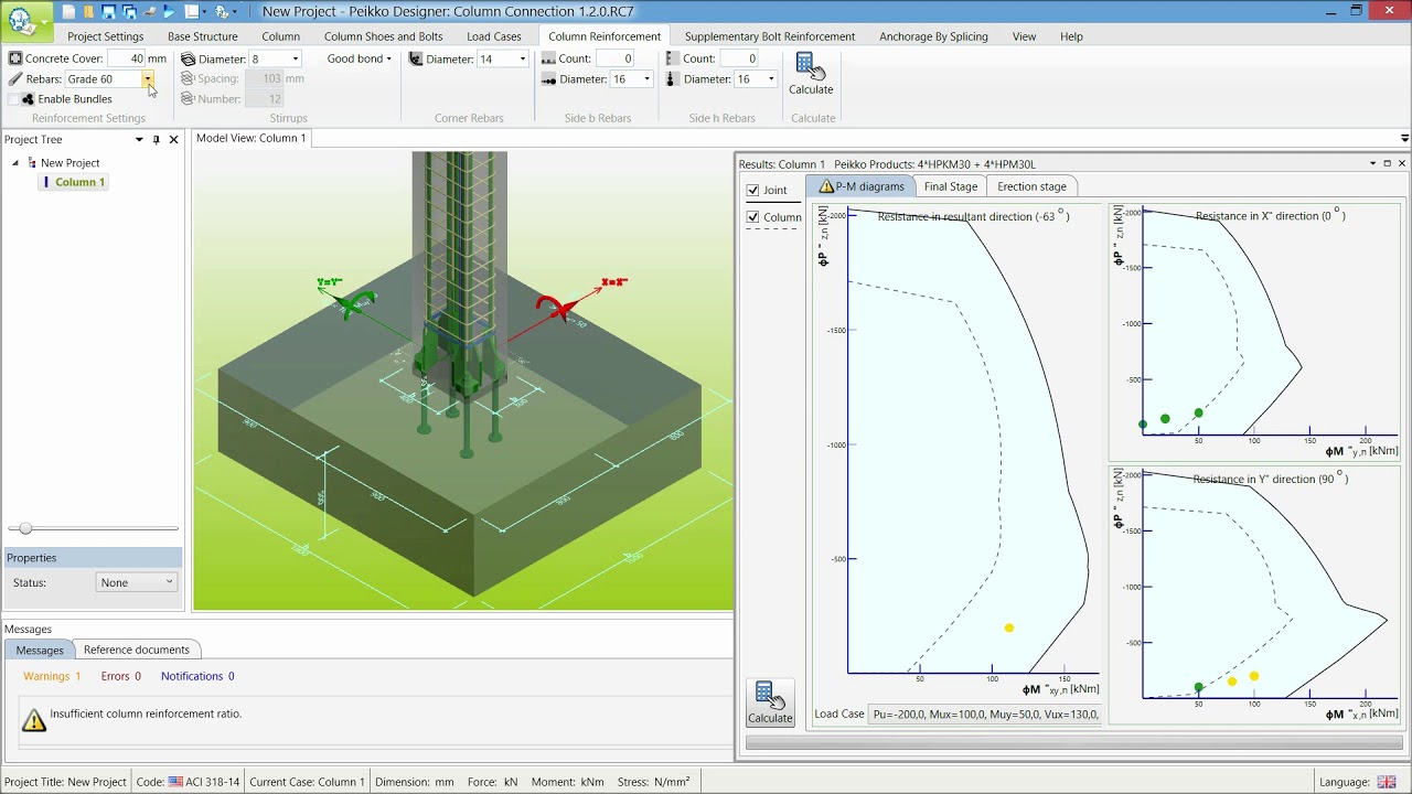 ACI Design for Peikko Designer® Column Connection