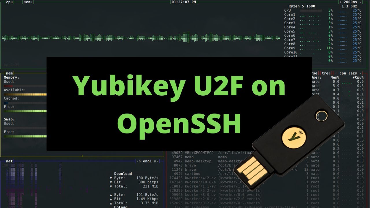 How to Use a Yubikey with OpenSSH