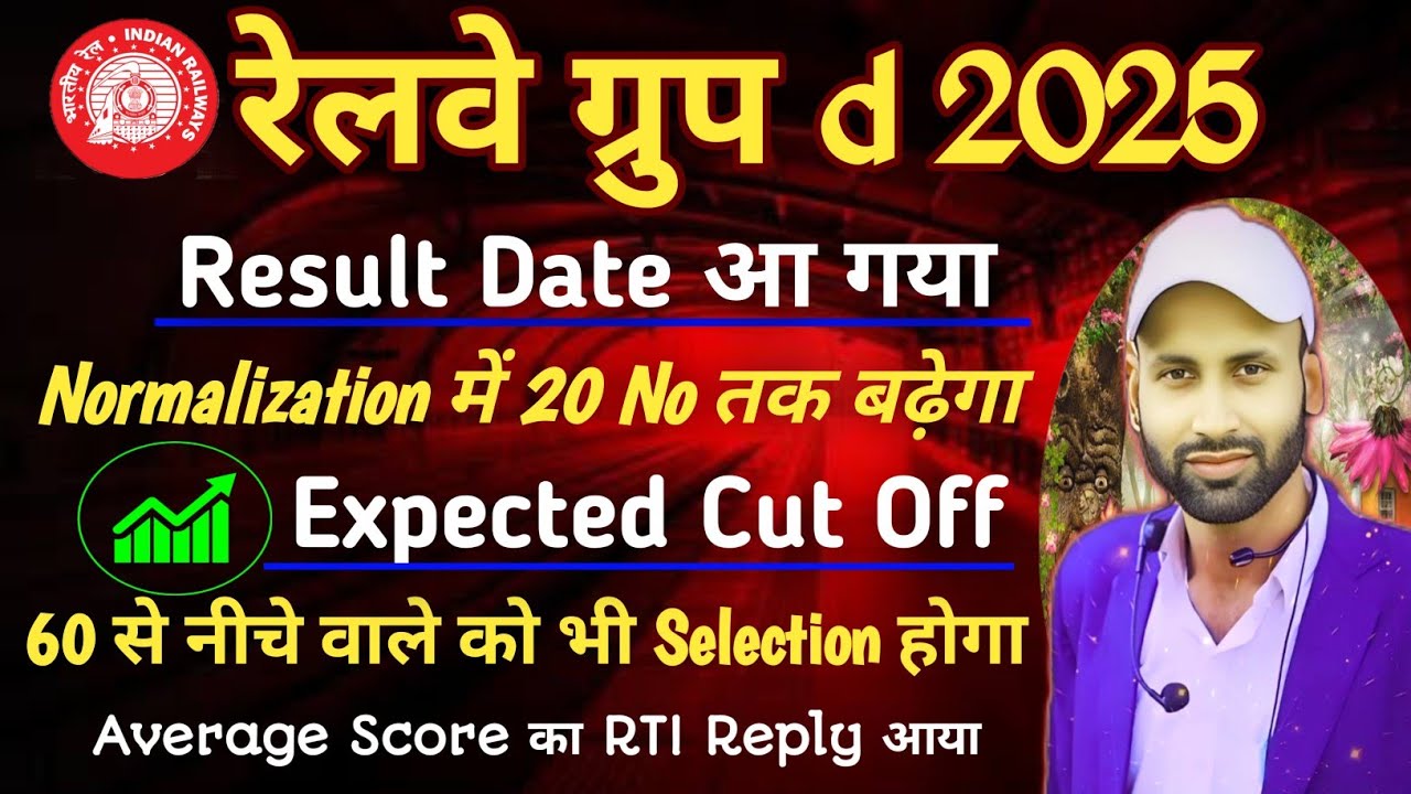 Group D Result Date || इस Date को आ रहा है || Cut Off बहुत कम || #groupd #rrbgroupd #groupcutoff