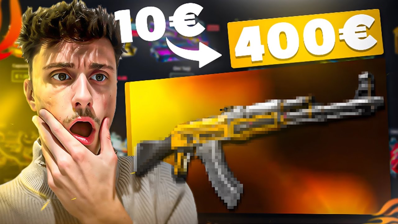 HELLCASE M’A BOOST ?! 😱 10€ → 400€ EN CASE BATTLE💸