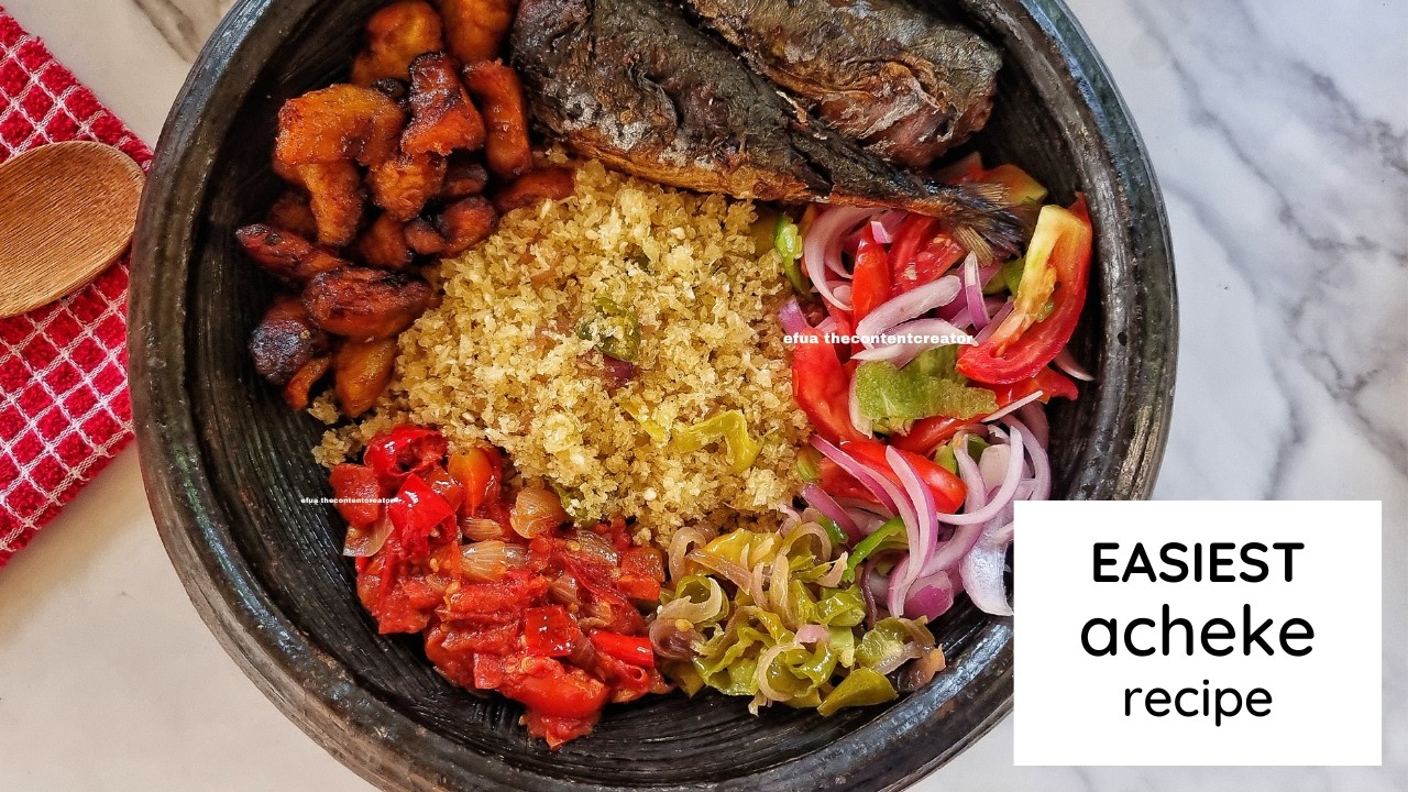 How To Make Acheke/Attieke At Home | How To Make Couscous From Scratch Gluten Free | EASY Recipe