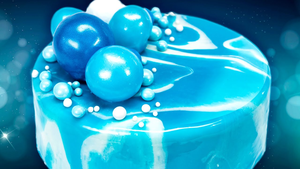 How to Make a Mirror Cake (Mirror Glaze Cake) from Cookies Cupcakes and Cardio